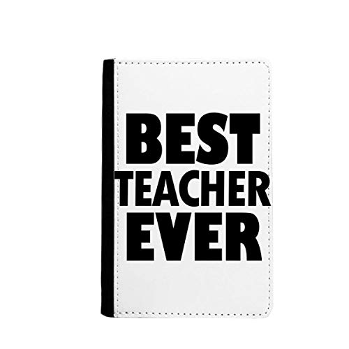 Protège-passeport multicolore Best Teacher Ever pour les voyages et vacances estivales