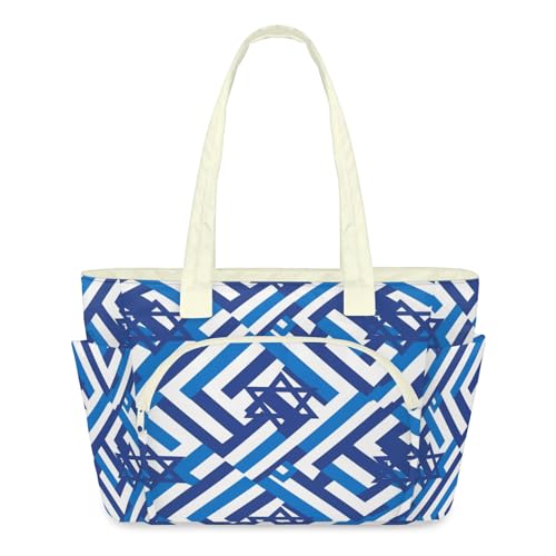 Sac à main léger matelassé grand format pour femme active et voyage avec poche zippée