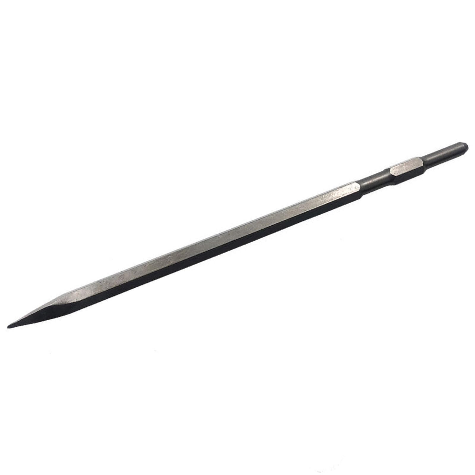 600mm Flat Gouge Hexagon Shank Electric Hammer Drill Bit for Breaking Concrete Brick Stone Chiseling Gouge Channel for Tiles