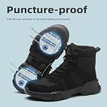 Steel Toe Boots Men Women Work Boots Lightweight Comfortable Non-Slip Safety Shoes for Industrial Construction