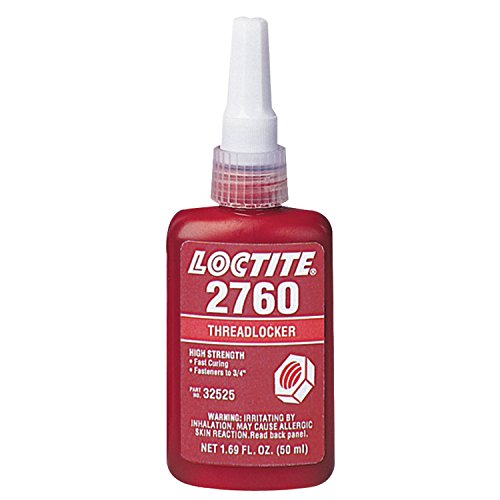Loctite 32525 2760 Red Primerless High Strength Threadlockers, 1.69 oz., 50 mL
