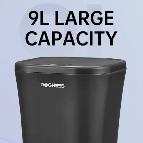 DOGNESS 9L Hundefutterautomat für große Hunde, Automatischer Hundefutterspender mit Timer, Extra groß, Programmierbarer automatischer Tierfutterspender, Portionskontrolle