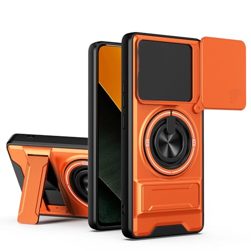 Coque de protection ZTE Blade V70 Max coulissante antichoc orange