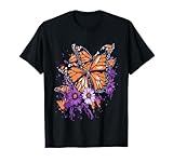 Cute Monarch Michoacan mariposa butterfly Lepidopterist T-Shirt