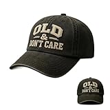 【🎁 Un cadeau pour les personnes qui disent les choses telles qu'elles sont 】 : Vous achetez pour quelqu'un qui a dépassé les choses enrobées de sucre ? Cette casquette constitue un cadeau audacieux, drôle et inoubliable pour les anniversaires, les départs à la retraite, la fête des pères ou toute personne vivant fièrement le style de vie OLD & DON'T CARE.