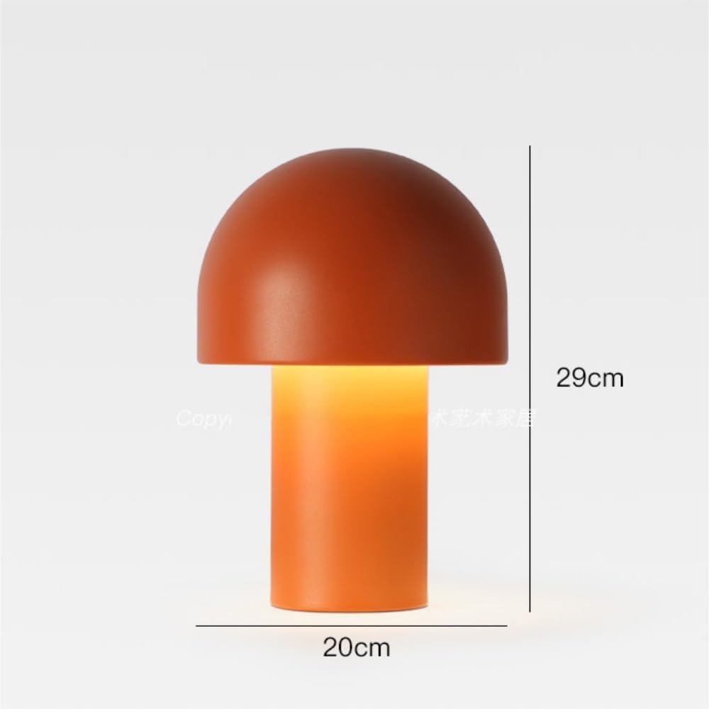 Lampada da tavolo a fungo, arredamento moderno con accento minimalista