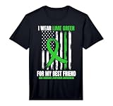 Best Friend Non Hodgkins Lymphoma Cancer Awareness USA Flag Performance T-Shirt