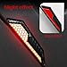 Hugwits 4 PCS Car Door Edge Guard Stickers, Door Safety Reflective Protection Anti-Collision Strips, Car Side Edge Scratch Protectors, Universal for Most Cars (Reflective Red)