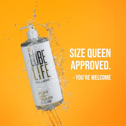 Image of LUBELIFE Water-Based Lube - Personal Lubricant for Men, Women & Couples, Travel Size, Non-Staining, Easy Clean-Up, Toy-Safe, 32 Fl Oz (Pack of 2)