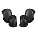 Diamond Talk Military Tactical Knee Pad Elbow Pad Set,Airsoft Knee Elbow Protective Pads Combat Paintall Skate Outdoor Sports Safety Guard Gear (2Knee Pad and 2Elbow Pad)-Black