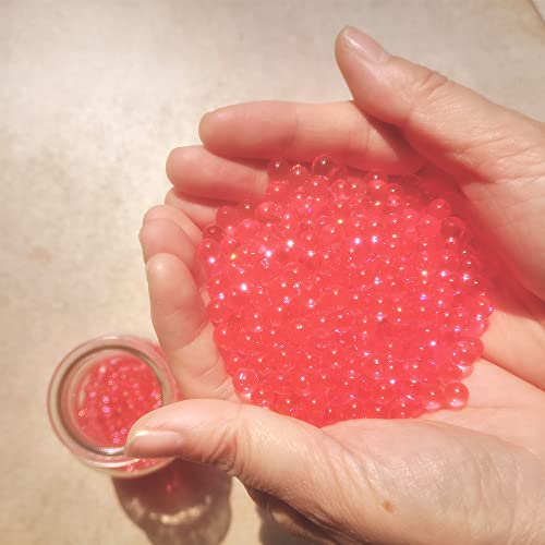 Gel Ball Blaster Ammo 7-8 Mm (60,000 Pcs), Refill Ammo Water Bullets For Gel Guns, Gel Bullets For Splatter Ball Gun, Water-Based Gel Ball （Red & Blue） #TOP2
