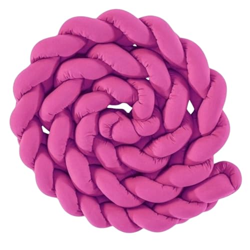 Trança Protetora para Berço de Bebê 130cm Azul Claro (PINK)