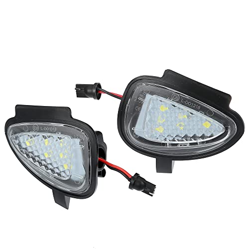 1 Par Lámparas LED Luz Blanca Espejo Retrovisor miniatura 1