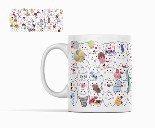 La tasse dents sympathiques