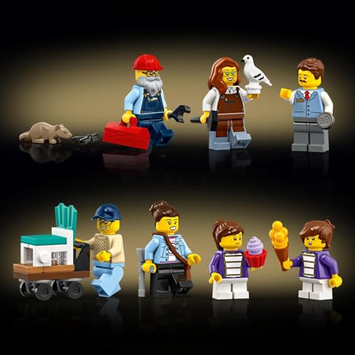 Image of LEGO Icons Shopping Street DIY Model Building Kit - Collectible Building Set for Adults - 11371