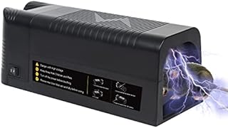 Diaotec Electric Rat Trap Effective Humane Indoor Mouse Trap Killer Upgraded Instantly Kill Rodent Zapper for Rats Mice with Powerful Voltage