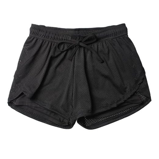 Keepink Running Shorts Womens 2 in 1 Gym Shorts Casual Lightweight Mesh Double Layer Bottoms Quick Dry Sports Tennis Gym Workout Bottoms Ladies Short Leggings Comfy Jogging Pants
