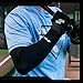 SSK X1 Color Rush Full Length Compression Arm Sleeve (COLUMBIA, ADULT SMALL/MEDIUM)