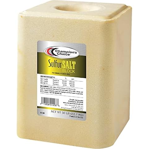 Sulfur Salt Block 50#. Cover