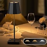 【Laden Sie Ihr Telefon jederzeit auf】Tischlampe Kabellos mit Dualer Ausgangsanschluss (USB- und C-Anschluss),Sie müssen sich keine Sorgen machen, dass das Telefon im Freien keinen Strom mehr hat. Die Tischlampe verfügt über eine Notladefunktion, um alle Ihre Anforderungen an das Aufladen elektronischer Geräte zu erfüllen.