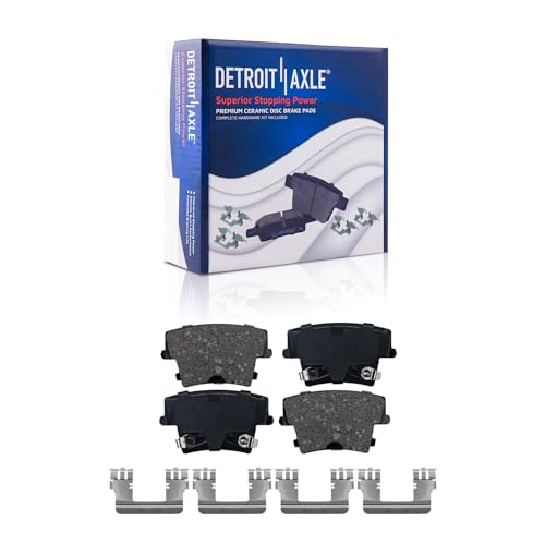 Image of Detroit Axle - Brake Kit for Dodge Challenger Charger Magnum Chrysler 300 | Replacement 12.60'' inch Front & Rear Drilled and Slotted Disc Brake Rotors Ceramic Brakes Pads
