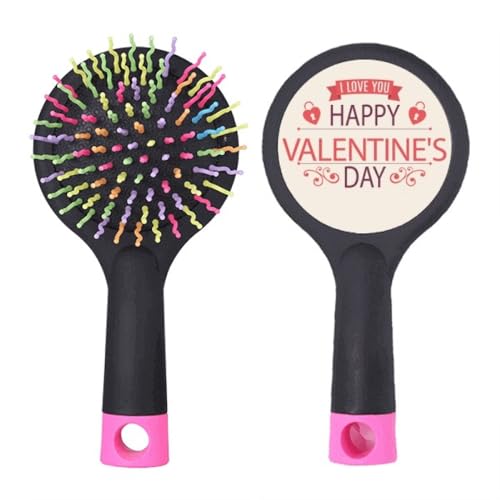 Brosse à cheveux démêlante Heart Lock cadeau de Saint-Valentin