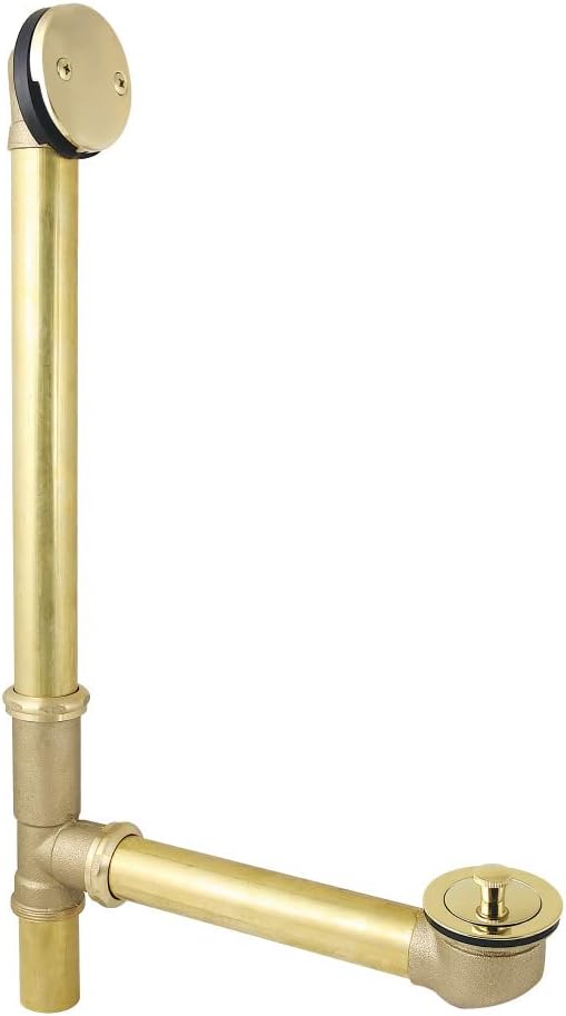 Kingston Brass DLL3165 21-Inch Lift and Lock Tub Waste and Overflow, 20 Gauge, Oil Rubbed Bronze