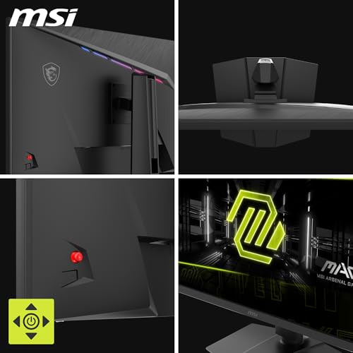 Image of msi MAG 322URDF E16 32-inch 3840 x 2160 (UHD) Gaming Monitor, 320Hz, Adaptive-Sync, HDMI, DisplayPort, VESA Mountable, Tilt, Height Adjustable, Speaker, 0.05ms, Black