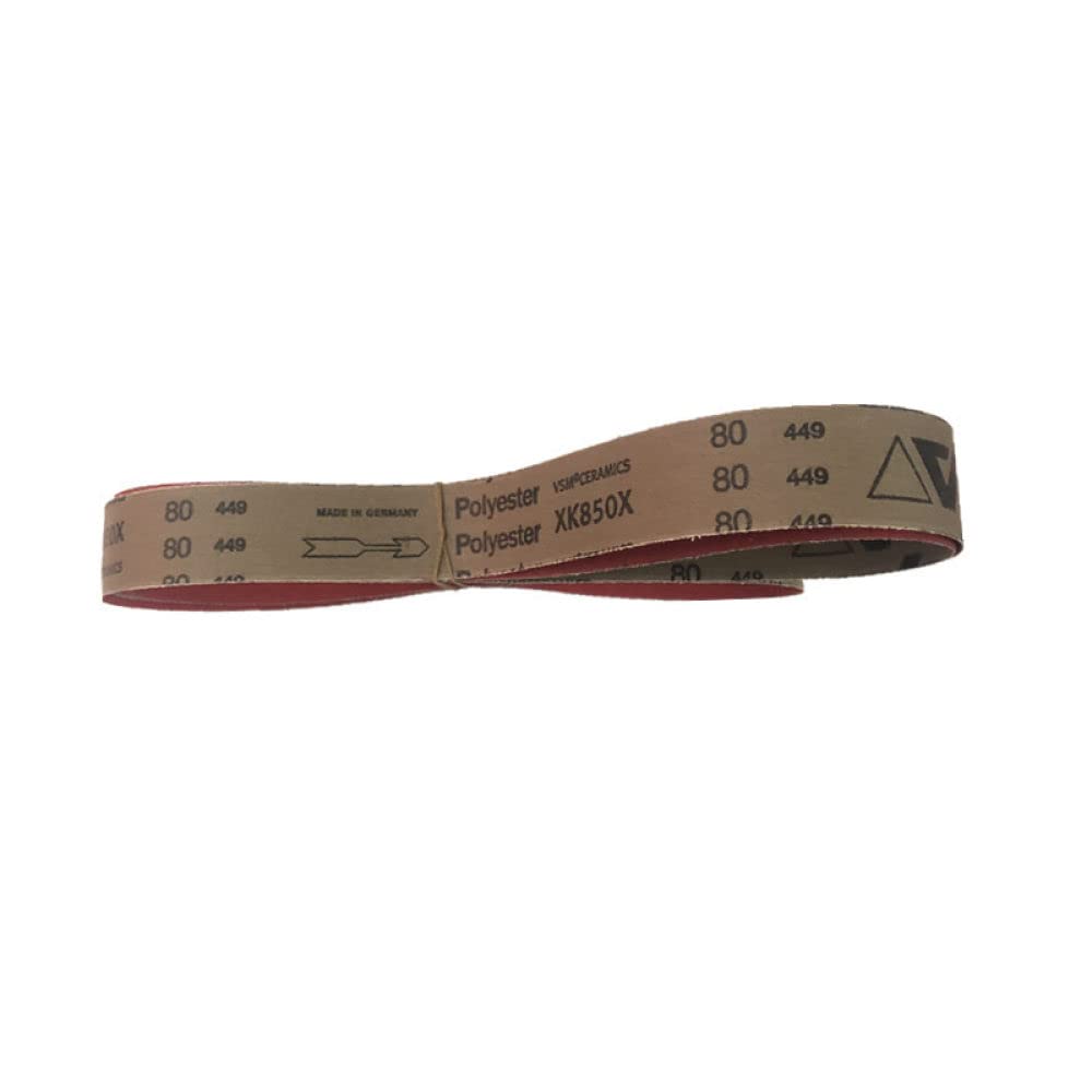 Nastro a 1 pezzo per nastri abrasivi abrasivi in ​​acciaio superduro/ceramica, grana 120.915 x 100 mm