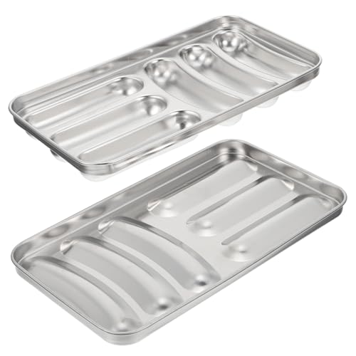 KICHOUSE Wurstherstellungsform Aus Edelstahl Antihaftbeschichtet Hot-dog-backform Für Einfache Reinigung Spaß Für Die Ganze Familie