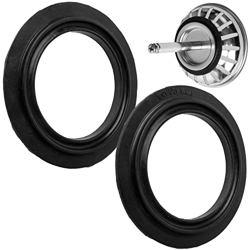 Joint en silicone pour paniers filtrants, extérieur Ø52-51mm, intérieur Ø34-33mm, compatible avec les paniers à tamis Blanco N° 119145, 119146, 125590, 125613, 225210, 225211, rechange pour N° 116116