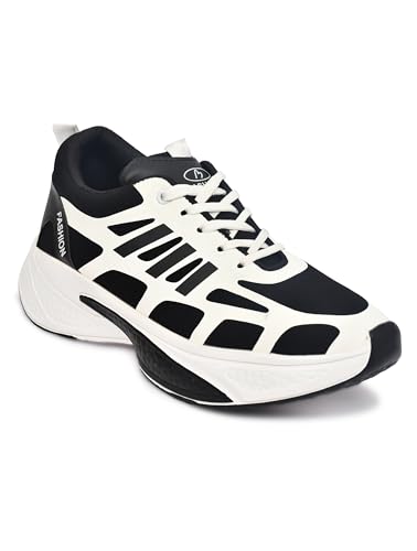Image of CHICAGO-01 Stylish Casual Mid Top Sneaker and Trendy Shoes with Laces for Men & Boys, Perfect, College, Parties and Outings, Lightweight, Comfortable, and Durable for All-Day Use