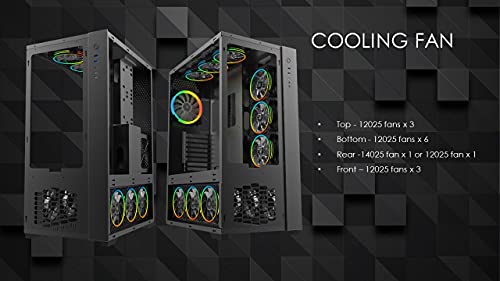 compatible PAEAN Premium Midi Tower Showcase - weiß - Case PC - Immagine 4