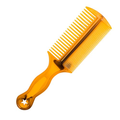 BIRLOZA Peine para piojos de doble cara con mango, 1 peinetas para el pelo, peine de caspa, peine de cifrado de dientes, peine para el pelo para mujeres, hombres, adultos, gatos y perros