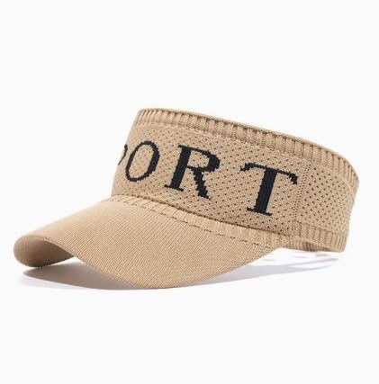 Open Head Sun Visor Sport Summer Cap Sunvisor, Uv Protection Cap for Golf Tennis Cricket Cycling Running - Sun Uv Protection-image-5