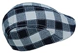  Cool4 Kinder Schnabel Flatcap Baumwolle Schiebermütze Gatsby Cap Schirmmütze A30 (Schwarz, XS (53-54))