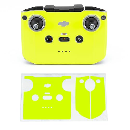 Image of WRAPGRADE Skin Stickers Compatible with DJI RC-N2 /N3 (NEON Yellow)