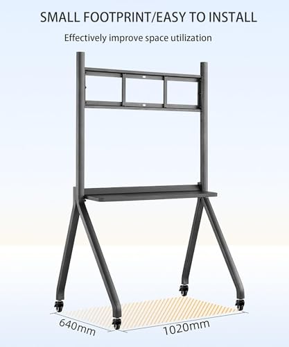 Soporte para TV LCD con ruedas para pantallas 55-86 pulg miniatura 5