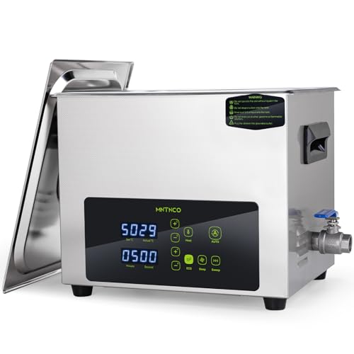 Ultrasonic Cleaner, One-Touch Cleaning,Heating, Deep Mode, ECO En...