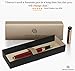 Dryden Designs Fountain Pen - Medium and Fine Nibs | Includes Luxury Box, Ink Cartridges - 3 Black 3 Blue and Ink Refill Converter - Royal Red