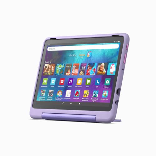 Amazon Kid-Friendly Case for Fire HD 10 tablet | Only compatible with 13th generation tablet (2023 release), for ages 6+, Happy Day