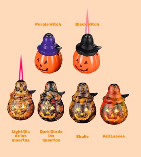 Encendedor de calabaza Halloween NIVEK 3D con luces miniatura 3