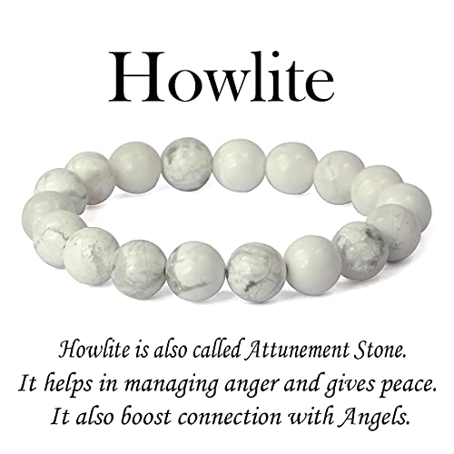 Image of Reiki Crystal Products Certified Natural Crystal Stone Round 10 mm Beads Bracelet for Men & Women | Reiki Charged Gemstone Jewellery Bracelet | Multiple Stone Variants Available