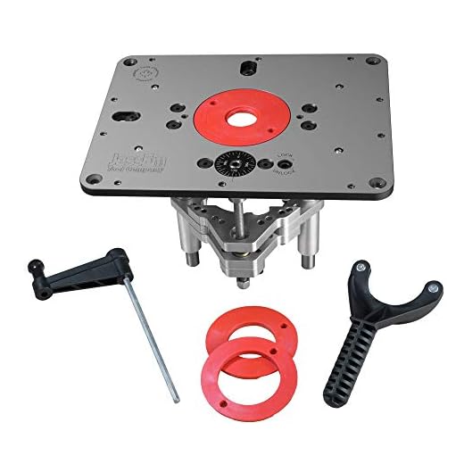 JessEm 02313 Rout-R-Lift II 9-1/4''x11-3/4'' Base for Milwaukee 5615/5616/5619