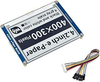 IBest 4.2inch E-paper Display Module 400x300 Resolution 3.3V-5V Two-Color E-Ink Display HAT epaper Screen for Raspberry Pi/Arduino/Nucleo Support Full Refresh,SPI Interface