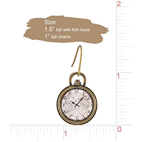 Whimsical Charm Dangle Earrings - Blue Butterfly2