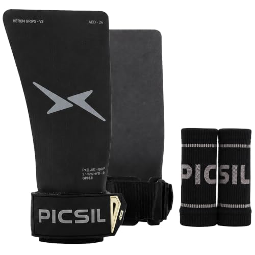 PICSIL Heron Grips, Uso Hibrido, con y Sin Magnesio - G+, Moonless