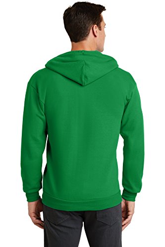 Port & Company PC78ZH Mens Core Fleece Full-Zip Hooded Sweatshirt44Clover Green - Medium2