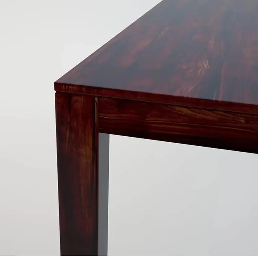 Image of RECTART Solid Wood Dining Table Set with Chairs for Living Room Home | Wooden Dining Room Sets Furniture for Hotels and Restaurants | (Walnut Finish, 6 Seater-A)