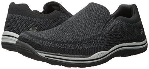 Skechers Mocassim masculino esperado Gomel Slip-On, Preto, 10